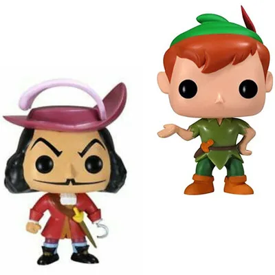 Экшн-фигурки из винила Funko Pop Captain Hook 10 см № 25 26 дюймов Коллекционная модель
