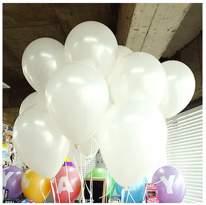 20 шт 1,5 г золотой черный белый латексный шар надувные воздушные шары Детские шарики для дня рождения шарики для свадебного украшения гелиевые шары - Цвет: white