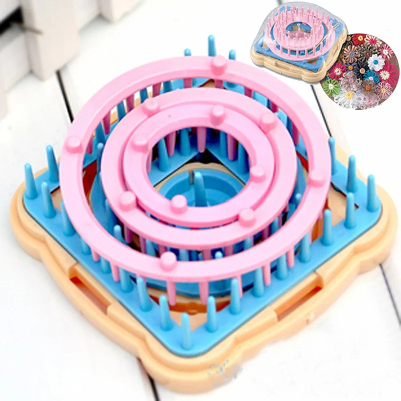 9pcs! Knitting Loom Flower Daisy Pattern Maker for Sewing