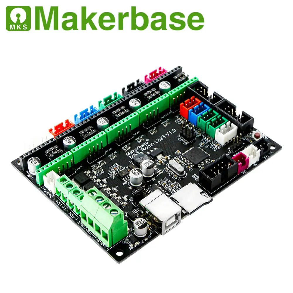 STM32 3d принтер Часть с помощью Marlin V2.0 MKS Robin lite3 32 бит материнская плата Поддержка wifi печать