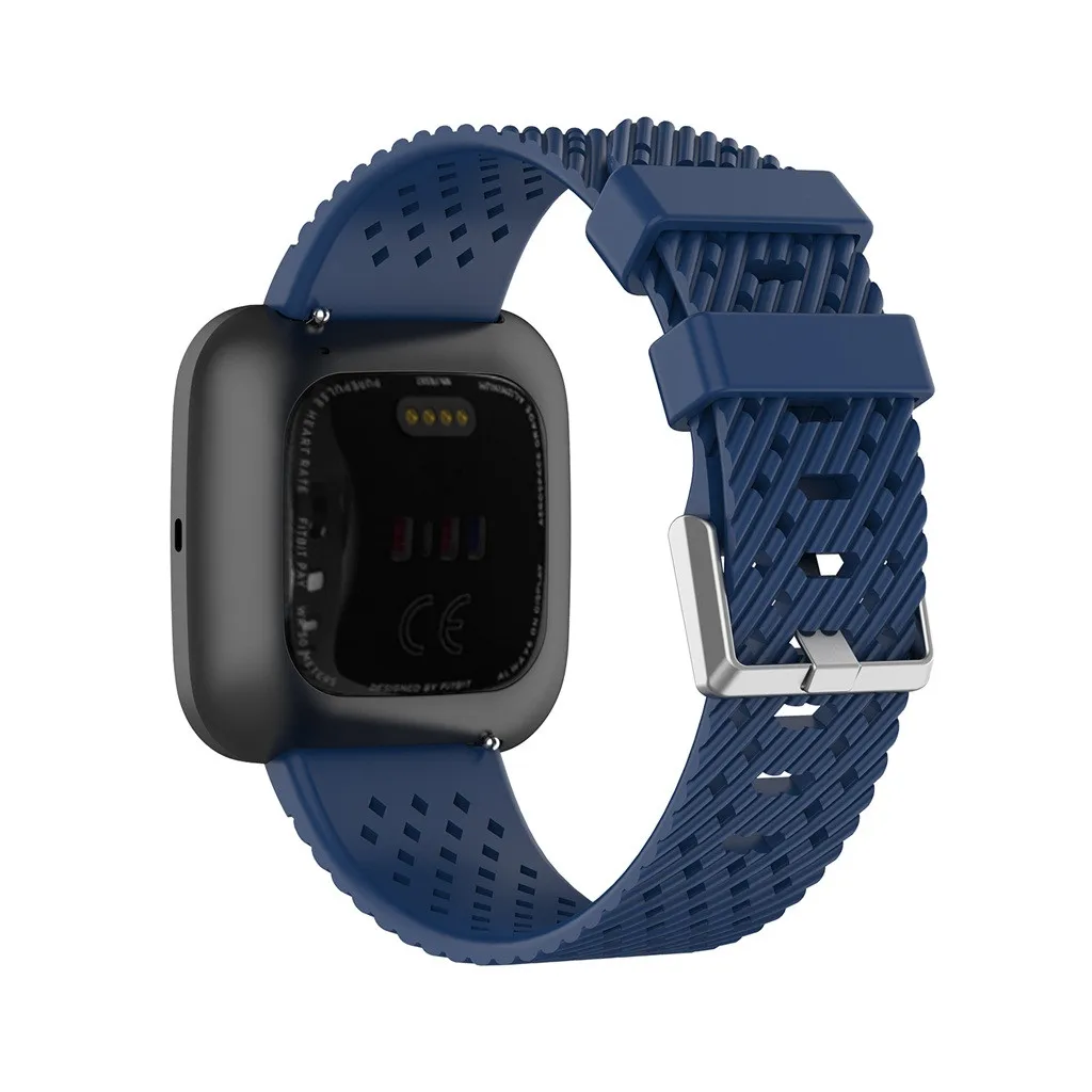 Силиконовый ремешок на запястье с вентиляционным отверстием для Fitbit Versa 2 умных
