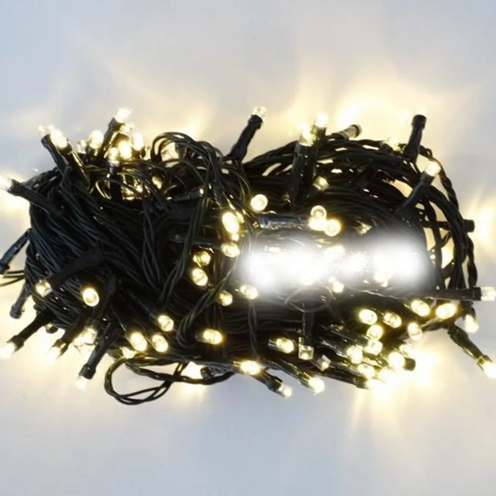 100 LED String Light Waterproof Outdoor Solar Powered Light String Christmas Decor Garden Festival Party Fairy Light