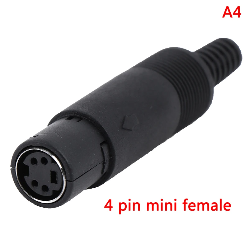 A4 Мини-разъем DIN разъем 3/4/5/6/7/8 PIN кабель системного блока крепление для мальчиков и девочек - Цвет: A4