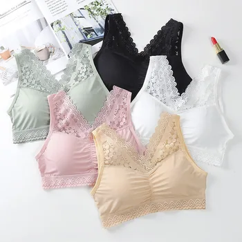 

Breathable Viscose Underwear Wrap-Around Vest Ultra-Thin-Steel Ring Beauty Back Push Up Tube Top Seemless Silk Students