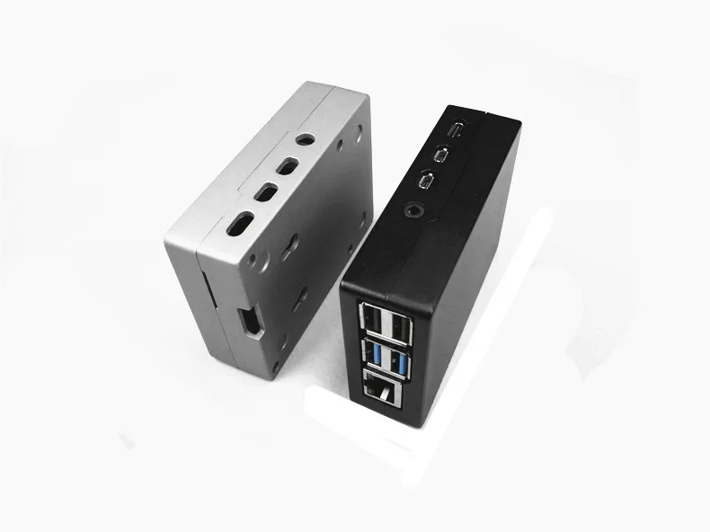 Чехол Raspberry PI 4, алюминиевый чехол, 5 В, 3 А, адаптер питания, 64 ГБ, Micro SD карта, Micro HDMI кабель для Raspberry Pi 4, Модель B