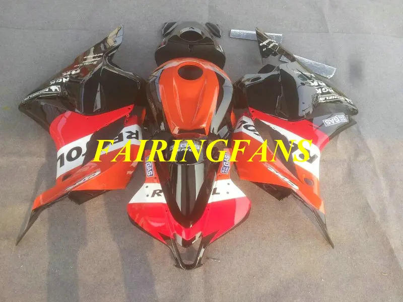 Обтекатель комплект для HONDA CBR600RR F5 09 10 11 12 CBR 600 RR 2009 2010 2012 красно черные обтекатели +