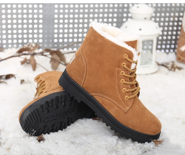 Womens boot inverno tornozelo boot para as