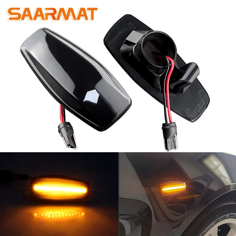 2Pcs Dynamic LED Side Marker Turn Signal Lamps For Hyundai I10 Getz Modern Lantra Sonata XG 30/300/350 Tucson Terracan Coupe | Автомобили