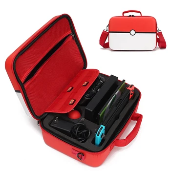 

Portable Poke-Ball Style Protective Storage Carrying Bag Case Big Capacity Case Cover Zipper Handbag For Nintend Switch