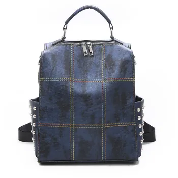 

Tonny Kizz vintage school bags for teenage girls PU leather backpack women high quality mochila feminina shoulder hand bags new