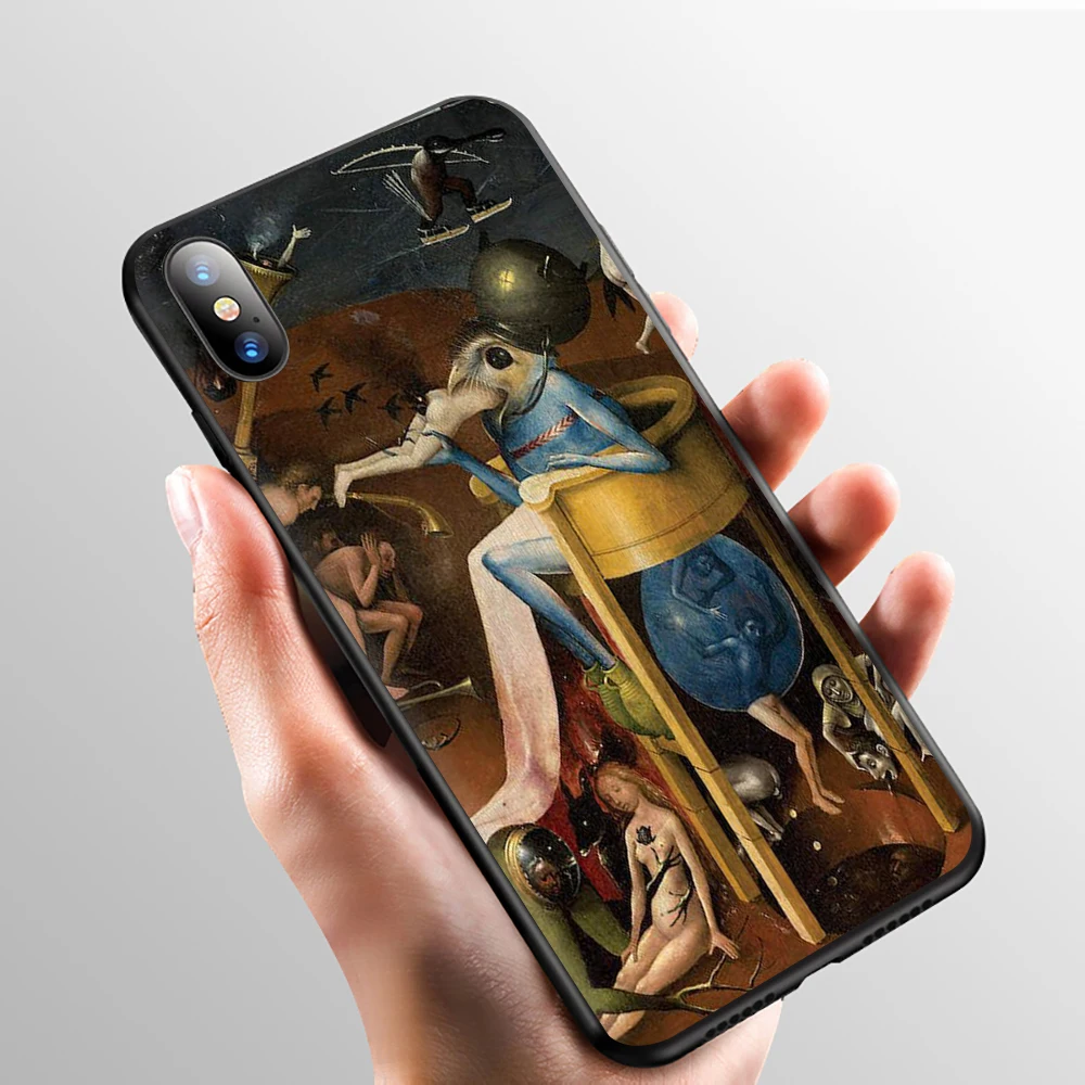 Hieronymus Bosch Мягкий силиконовый чехол для телефона чехол для iPhone 5 5S SE 6 6S 7 8 plus X XR XS 11 Pro Max