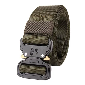 

Fashion Black Belt for Women Men Quick Release Buckle Safety Outer Belt Quick Dry Pure Nylon Belt Training Belt