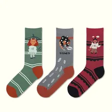 Носки унисекс новые Мультяшные персональные весенние хлопковые мужские носки женские креативные женские носки милые трендовые новые дышащие носки