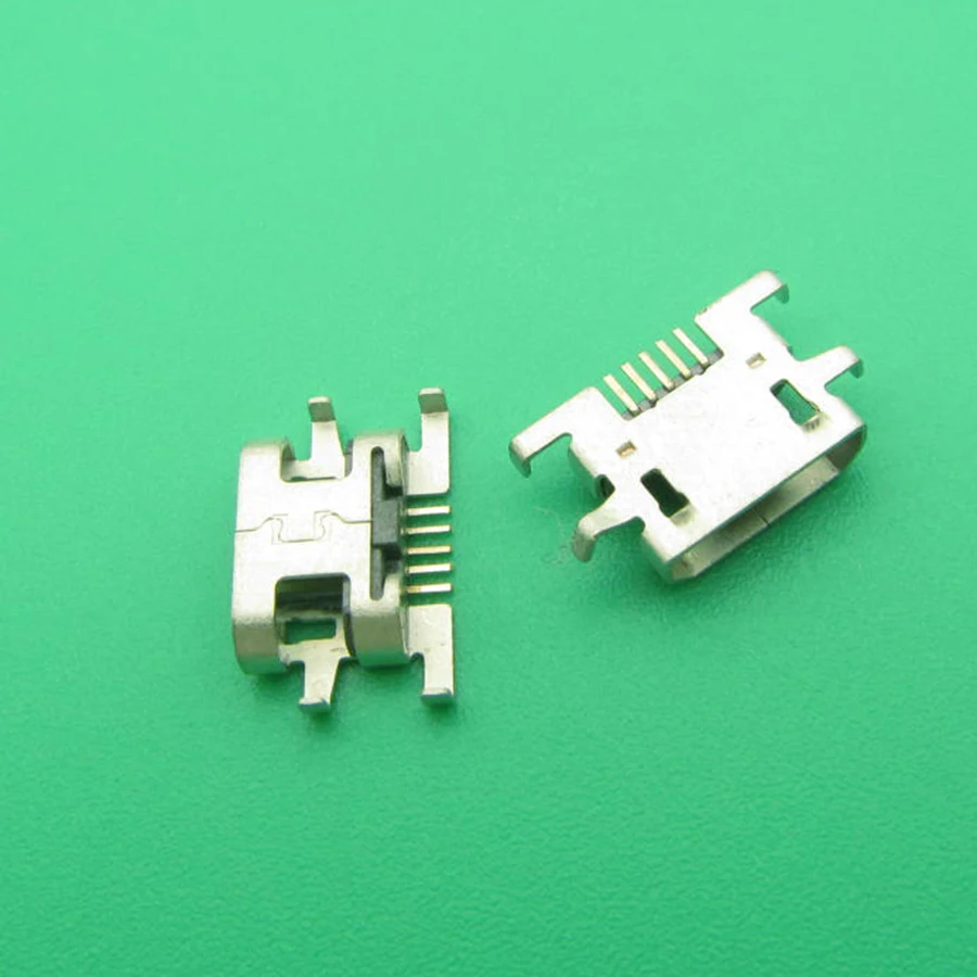 

50pcs-500pcs New Micro USB Port connector Socket Charging Port For Lenovo S2005 Gionee GN108 E6 K-Touch C666T T580 ZTE N909