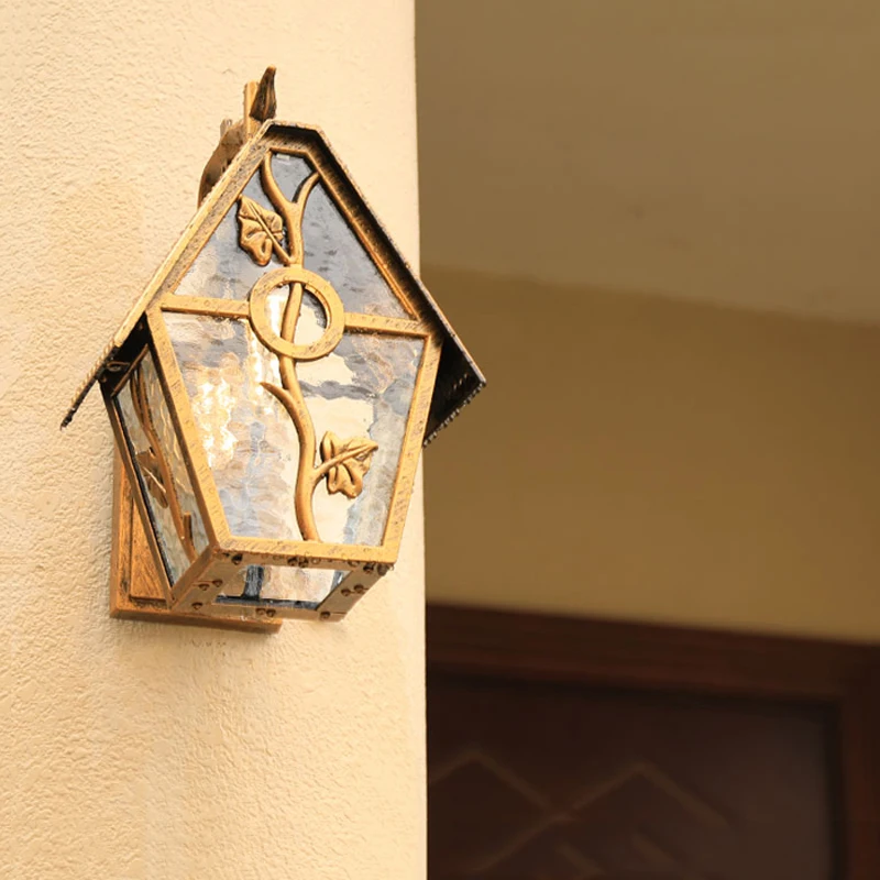 Алюминиевый и акриловый Европейский стиль ретро светодиодный настенный