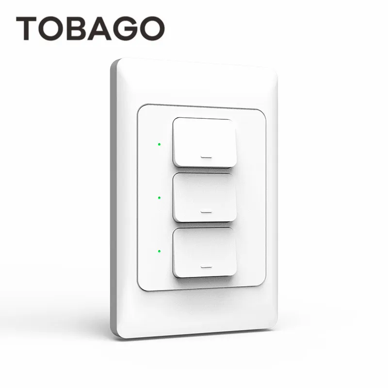 

Interruptor Wifi auto onoff Smart Switch Wall Light Lamp through voice control by Google Home Alexa