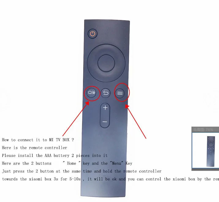 Xiaomi mi tv Box 3 Bluetooth 4,0 tv пульт дистанционного управления для Xiao mi smart mi tv BOX 3 для дисплея медиаплеера Xiao mi Smart Box