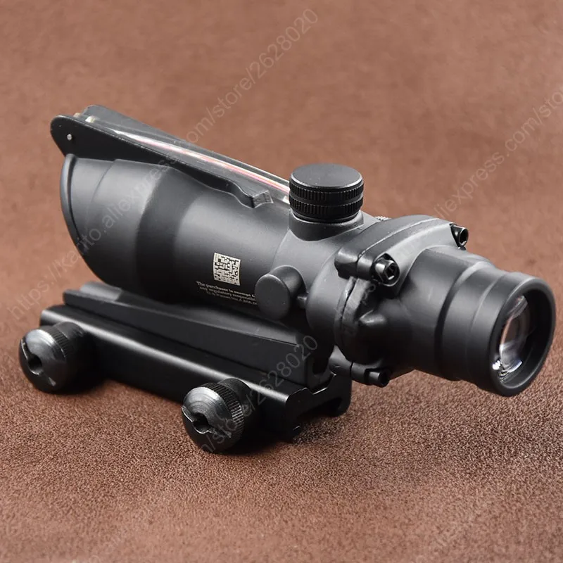 Тактический Trijicon Acog Стиль 4x32 прицел с 20 мм база &quotПикатинни&quot M5858|4x32 rifle scope|rifle