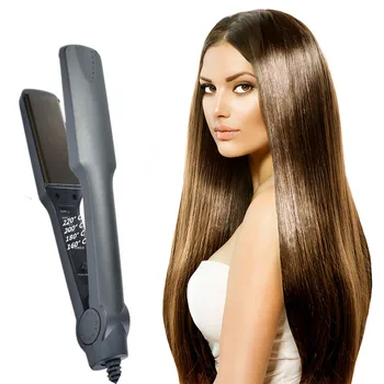 

1.6cm Straightening Irons Hair Brush long Handle Tangle Detangling Comb Black Handle of Magic Anti-slip Salon Hair Styling Tools