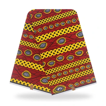

Guaranteed Veritable Real Wax Tissus Pagne Wax Printed Polyester Fabric Patchwork New High Quality African Ankara Wax Print