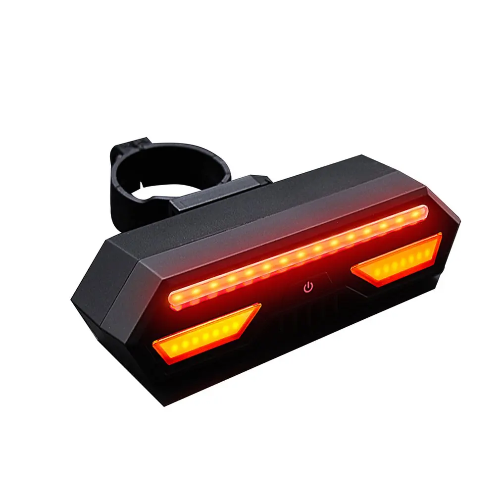 Cheap Bicycle Taillights Wireless Remote Control Led Bicycle Turn Signal Usb Charging Mountain Bike Taillight Warning Light 0