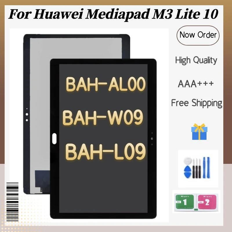 AAA++ High Quality For Huawei Mediapad M3 Lite 10 LCD Display Touch Screen  For M3 BAH-AL00 BAH-W09 BAH-L09 Assembly Replacement _ - AliExpress Mobile