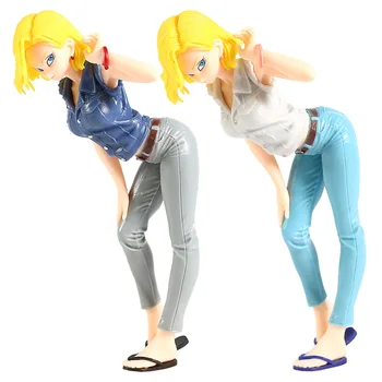 

Dragon Ball Z Glitter & Glamours Android No.18 Jeans Ver. PVC Figure Model Toy 2 Colors