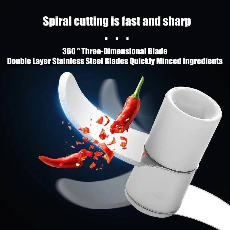 Pull Garlic/Onion Chopper Crusher Press Manual Food Cutter Processor for Fruit Vegetables Meat Kitchen Tool Mini Food Chopper