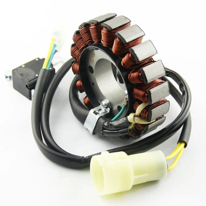 Мотоцикл магнитная катушка статора 18 полюсов 12V Катушка Для Honda 31120-HM3-671 11395HM3670 TRX300EX Sportrax 300 EX TRX300X