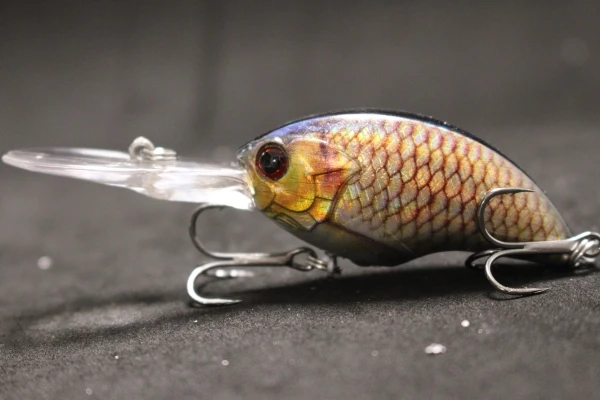wLure 11g 8.5cm Deep Water Real Skin Painting Tight Floating Crankbait Cutting Blade Treble Hooks Fishing Lures HC733 - Цвет: HC733X464
