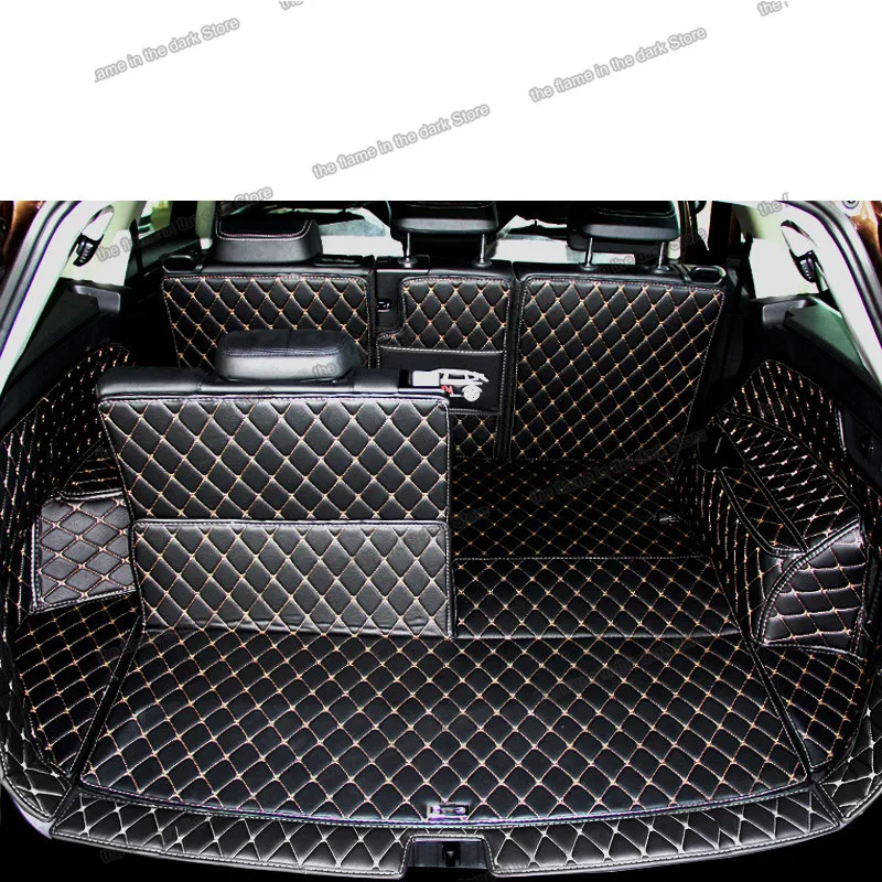 

Leather Car Trunk Mat Cargo Liner for skoda kodiaq 2019 2020 2021 2022 Accessories rear boot auto interior Nw4 styling
