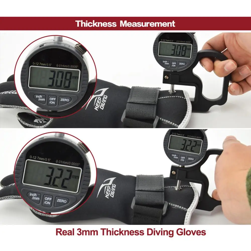 3MM Neoprene Scuba Dive Gloves Swim Gloves Snorkeling Equipment Anti Scratch Keep Warm Wetsuit Material Winter Swim Spearfishing