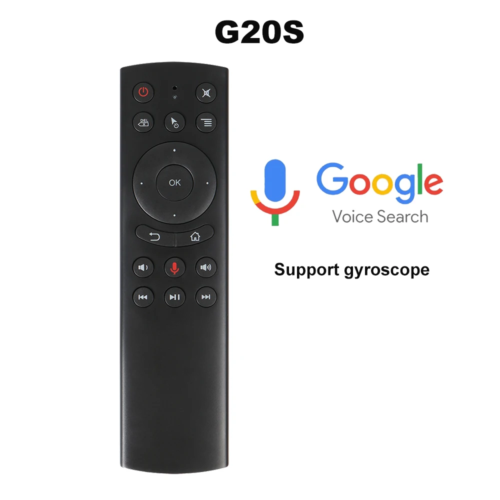 G20S LEMADO G20 голосовой пульт дистанционного управления 2,4G Беспроводная воздушная мышь микрофон гироскоп ИК обучение для Android tv box H96 Max X96 mini Max - Цвет: G20S