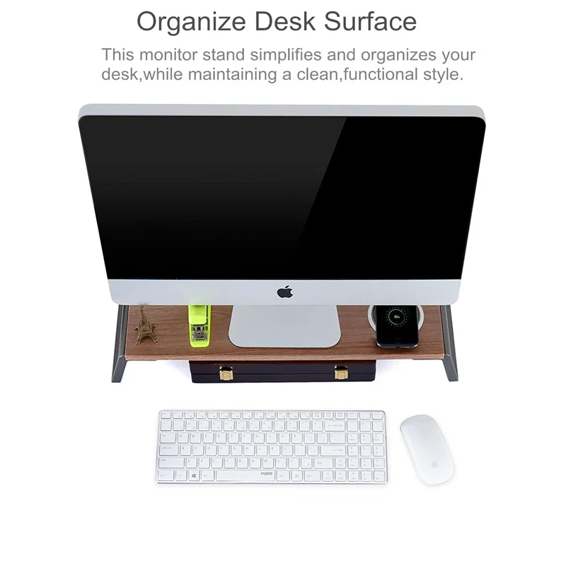 Держатель монитора Для iMac MacBook lcd дисплей принтер настольный органайзер для