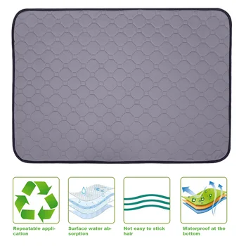 

Pee Pad Puppy Animal Environment Protect Training Absorbent Dog Bed Washable Pet Urine Mat Travel Reusable Diaper Waterproof Rug