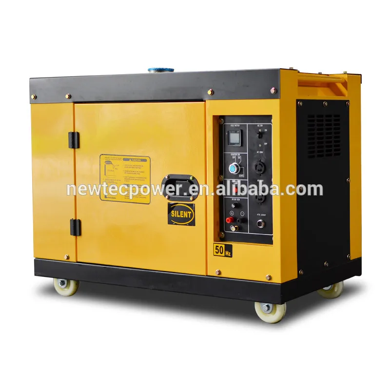Home use 220V silent and portable diesel generator 10kva Emergency Power include ATS 8kw diesel generator