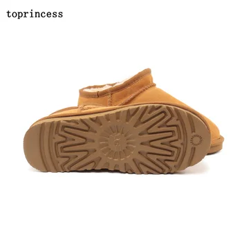 

ZX30-1 TOPRINCESS Warm Winter Boots Designer Snow Boots For Ladies Faux Fur And Platform Fashion Fur Lined Anti-slip Outdoor