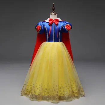 

Girls Snow White Princess Dresses Toddler Kids Performance Disguise Princess Costumes Children Birthday Party Baptizein Clothing