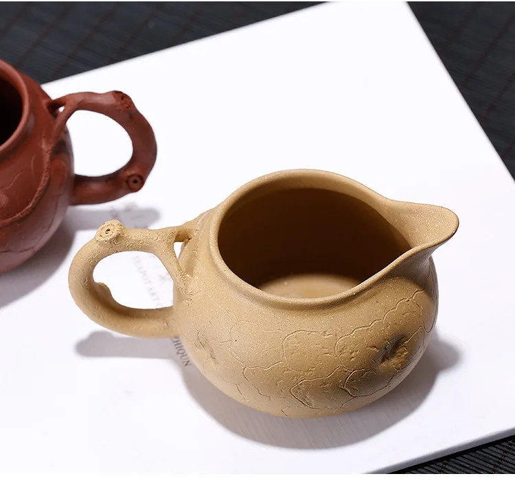 Clay Tea Cup Pitcher Bionic Pine Gall Tea Pot Wholesale Yixing Tea Set Accessories Wholesale Customizable Lettering