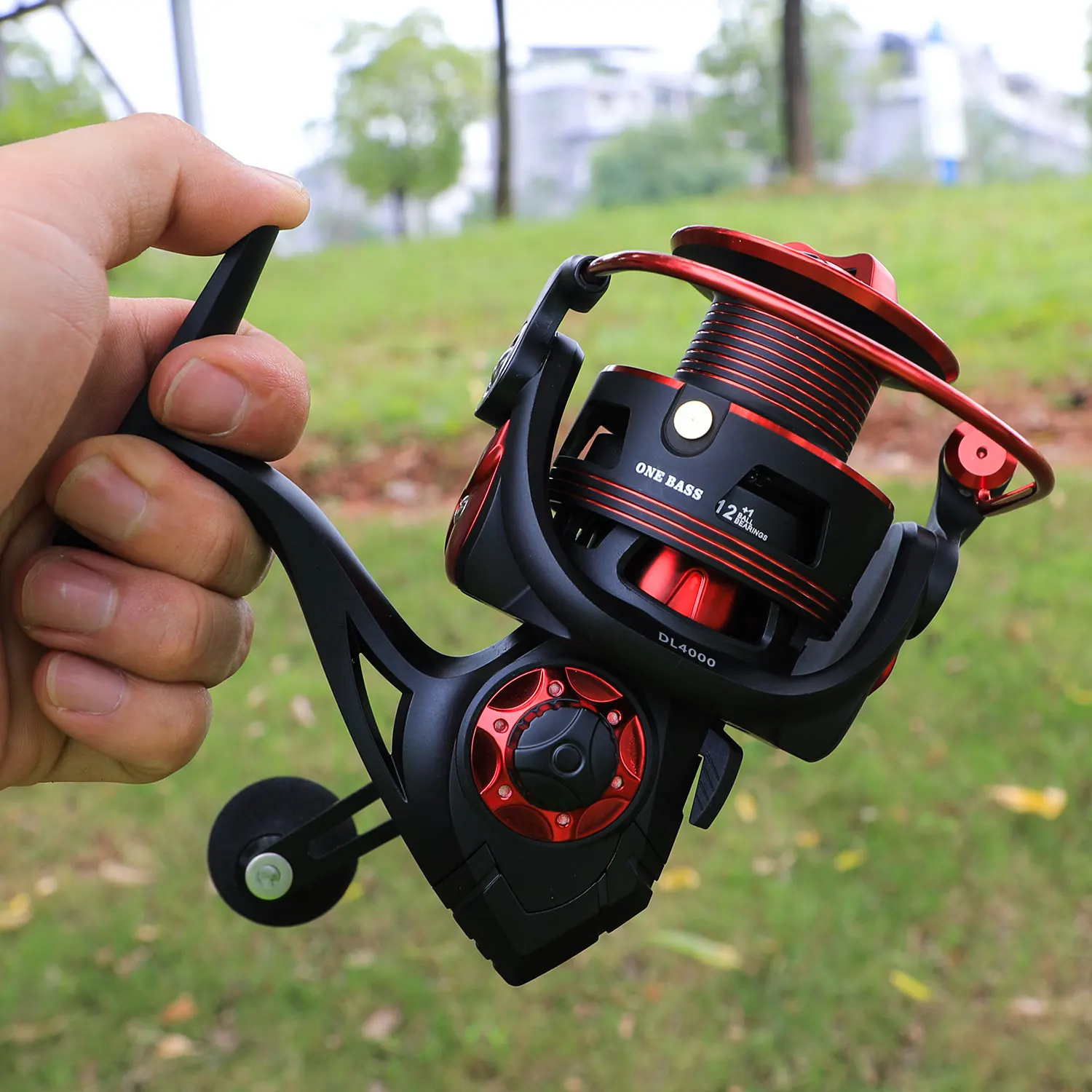 Sougayilang 12+1BB Fishing Reel 5.2:1 High speed Gearing Spinning Fishing Reels for Saltwater Freshwater Fishing Tackle Pesca