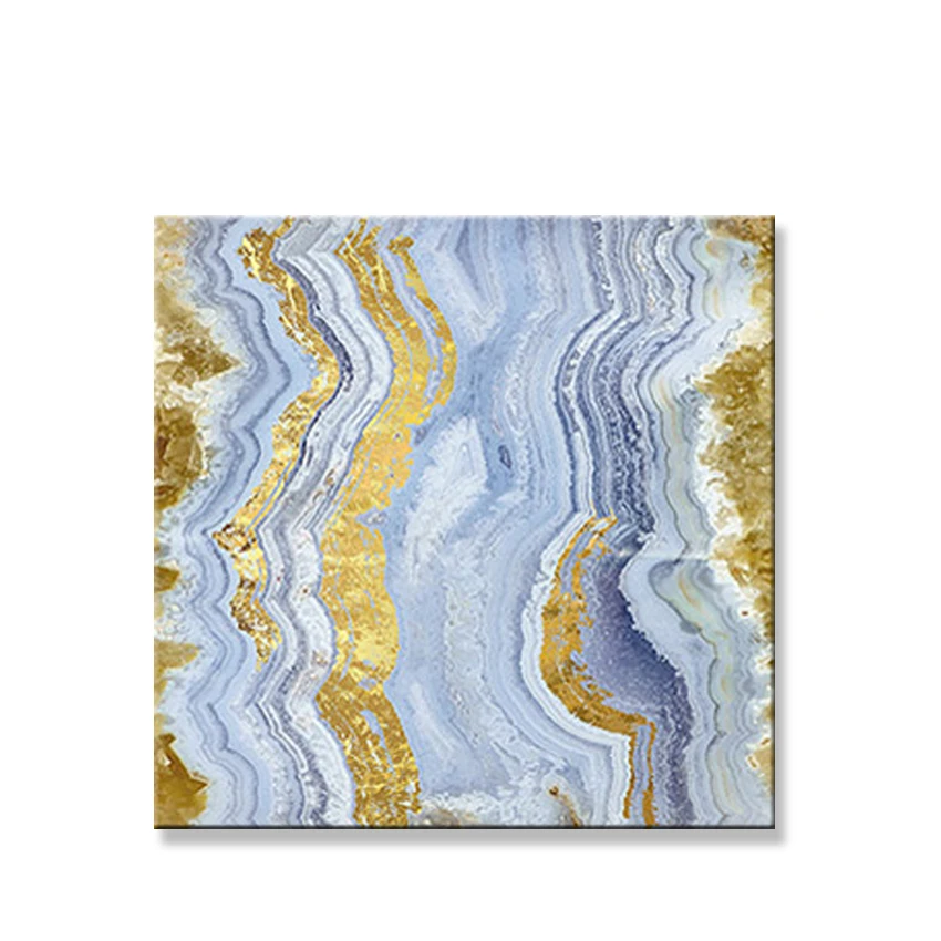 cuadros para el hogar декор для комнаты gold line abstract pictures Hand drawn oil painting on canvas wall art poster for room