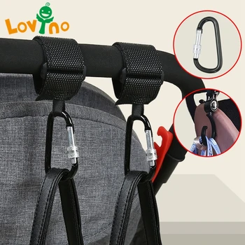1pc Baby Stroller Accessories Multi Purpose Baby Stroller Hook Shopping Pram Hook Props Hanger Metal Convenient Hook 1