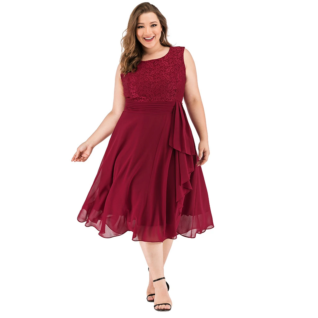 JAYCOSIN Lace Dress Women
