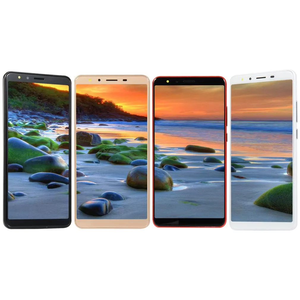 4G Smartphone 5.72 Inch Android Quad Core Dual Sim Global Version Communication Mobile Phone Fingerprint Machine Smart Phone