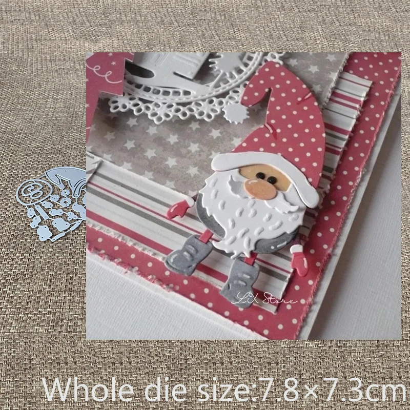 

XLDesign Craft Metal Cutting Die Stencil cute dwarf gnome decoration Scrapbook Paper Card Craft Album DIY Embossing Die Cuts