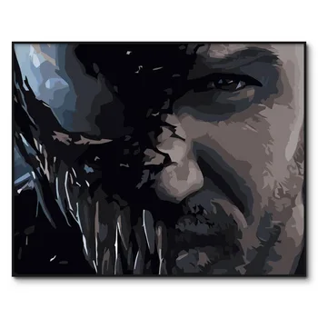 

Venom DIY Painting By Numbers Super hero Painting By Numbers DIY Oil Painting On Canvas Home Framed DIY Oil Painting by number