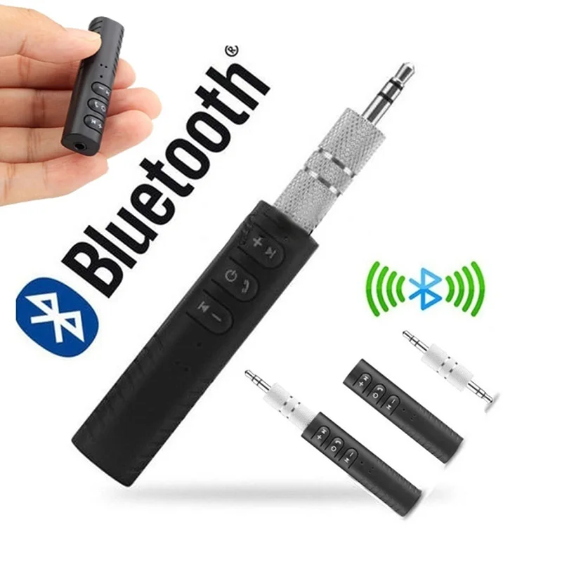Мини-Автомобильный bluetooth-приемник Беспроводной стерео аудио подходит для ответа на звонки и прослушивания музыки приемник адаптер для Динамик автомобиля Aux Hands Free набор