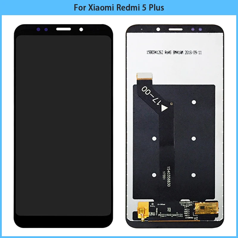 100% протестированный ЖК-дисплей и сенсорный экран для Xiaomi Redmi 5 Plus ЖК-сенсорный