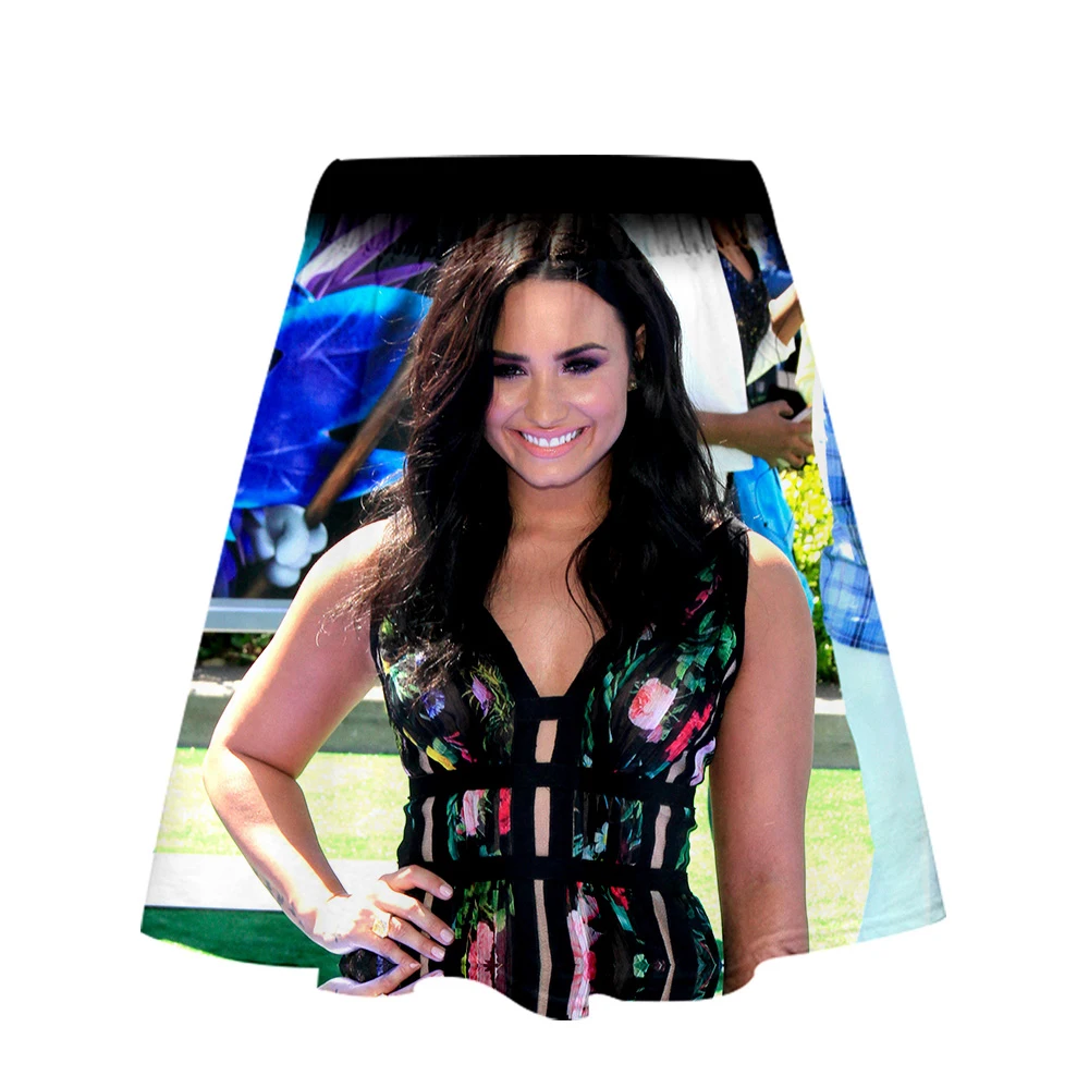 Demi Lovato Skirt Harajuku Casual New Style Harajuku Pop Skirts New Sexy Kpop Women Casual Hot Sale Fashion