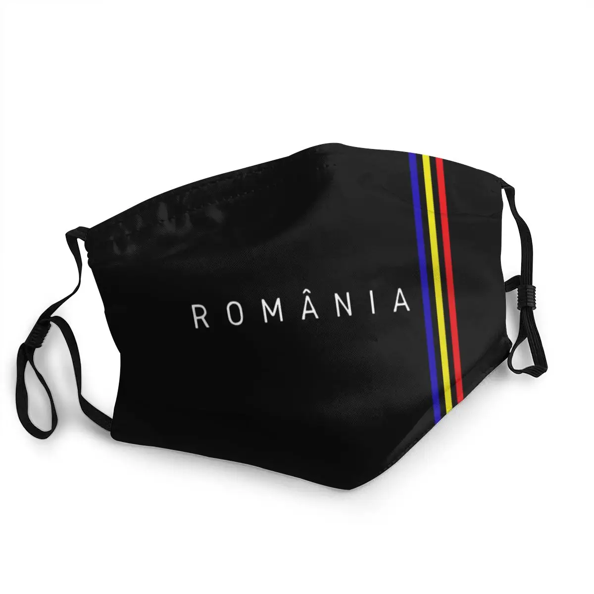 Romania Flag Romanian Reusable Face Mask Anti Haze Dustproof Protection Respirator Mouth Muffle | Аксессуары для одежды